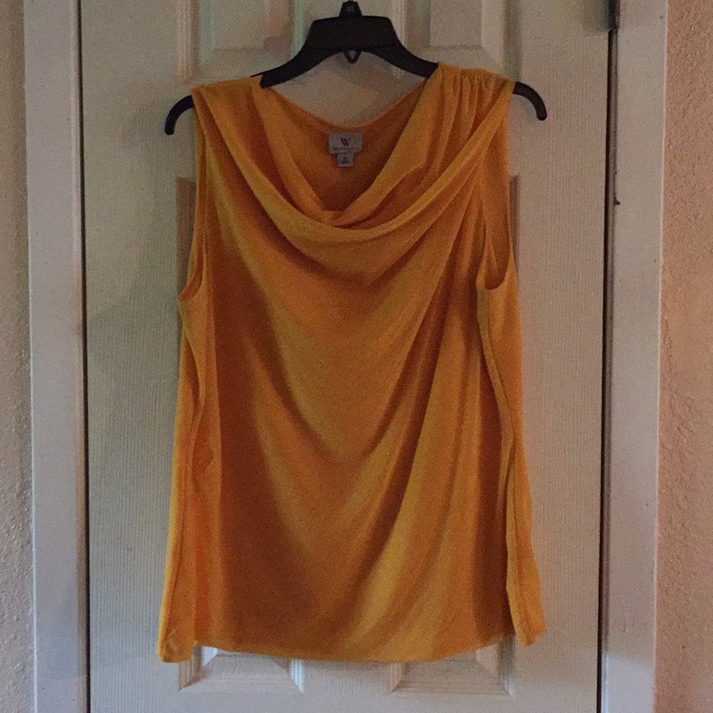 Mustard colored top
